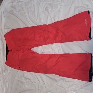 Columbia Ski Pants Men's Medium Red with Omni-Tech